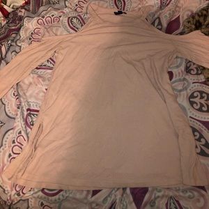 Aeropostale cute pink cut out long sleeve